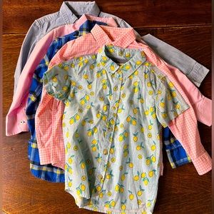Five Boys button up shirts (Sz 5)